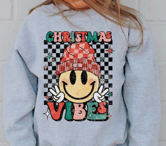 “Christmas Vibes” sweatshirt